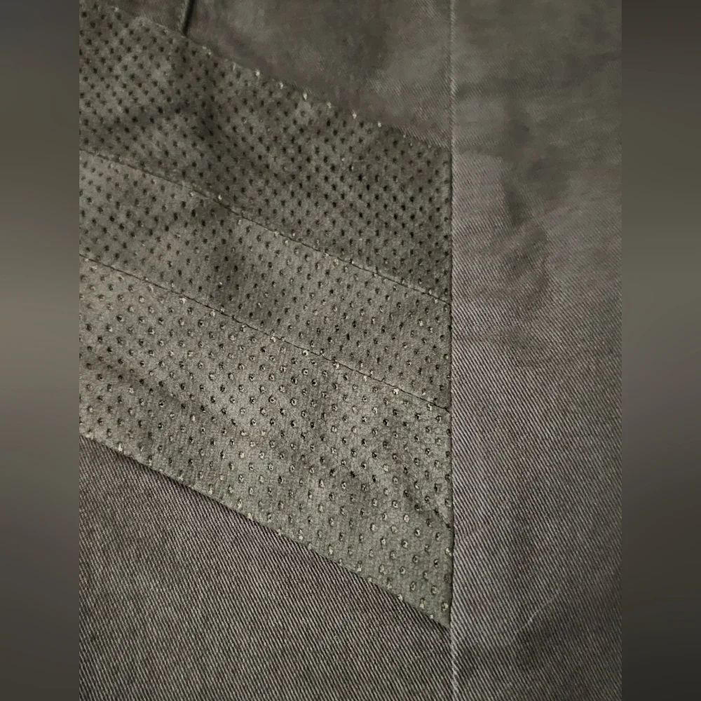 rag & bone Halifax Leather-Panel Moto Jeans Size 26 Army Military Green New NWOT